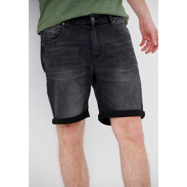 Ανδρική Βερμούδα Τζιν FUNKY BUDDHA FBM005-071-03 Μαύρο - Image 2