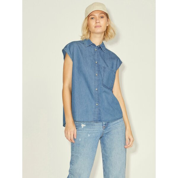 JJXX_SpringSummer2022_3773395_12200317 (6) ΓΥΝΑΙΚΕΙΟ ΠΟΥΚΑΜΙΣΟ JEAN JXLAYLA SL CHAMBRAY SHIRT SN JJXX 12200317 - Image 1