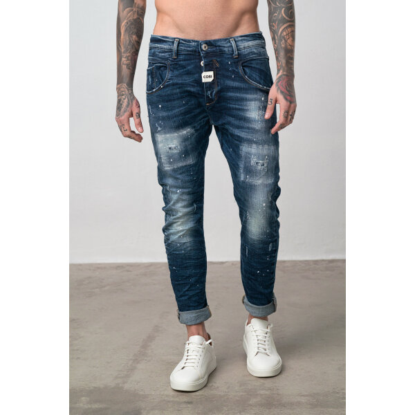 MAGGIO 2 FRONT Ανδρικό Παντελόνι Τζιν Cosi MAGIO 2 Μπλέ Σκούρο - Image 1