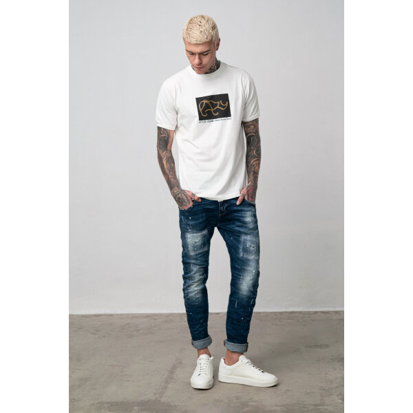 MAGGIO 2 & S22-21 WHITE Ανδρικό Παντελόνι Τζιν Cosi MAGIO 2 Μπλέ Σκούρο - Image 2