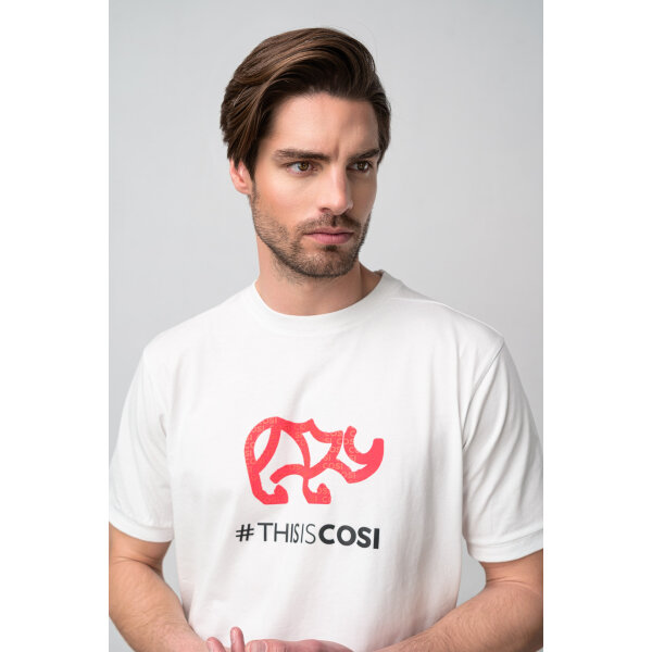 Ανδρική Μπλούζα COSI S22-11 Λευκό - Image 3