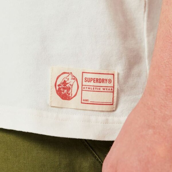 Ανδρική Μπλούζα Αμάνικη SUPERDRY M6010647A Λευκό - Image 4