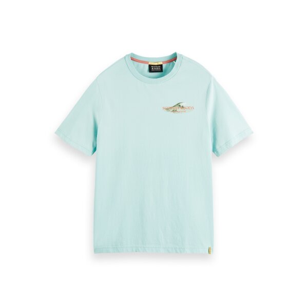 Ανδρική Μπλούζα SCOTCH & SODA 166652 GRAPHIC CREWNECK Πράσινο - Image 6