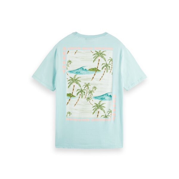 Ανδρική Μπλούζα SCOTCH & SODA 166652 GRAPHIC CREWNECK Πράσινο - Image 7