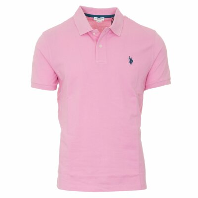 Ανδρική Μπλούζα Polo Πικέ U.S.POLO ASSN 6142341029 ΡΟΖ