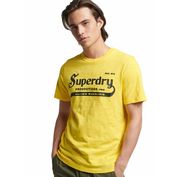 m1011329a_7ak Ανδρική Μπλούζα SUPERDRY M1011329A Κίτρινο - Image 1