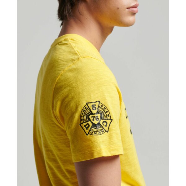 m1011329a_7ak23 Ανδρική Μπλούζα SUPERDRY M1011329A Κίτρινο - Image 3