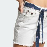 ΓΥΝΑΙΚΕΙΟ SUPERDRY OVIN VINTAGE MID RISE SLIM SHORTS W7110290A-01C - Image 4