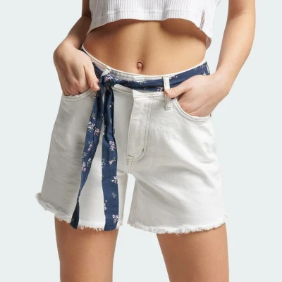 ΓΥΝΑΙΚΕΙΟ SUPERDRY OVIN VINTAGE MID RISE SLIM SHORTS W7110290A-01C