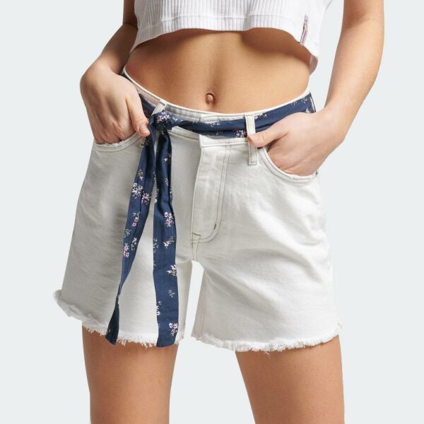 superdry-ovin-vintage-mid-rise-slim-shorts ΓΥΝΑΙΚΕΙΟ SUPERDRY OVIN VINTAGE MID RISE SLIM SHORTS W7110290A-01C - Image 1