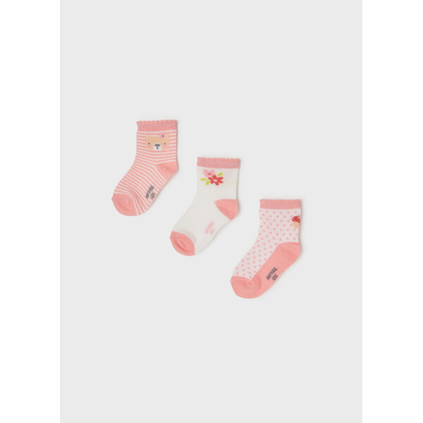 Σετ 3 καλτσάκια baby κορίτσι 22-10177-056 - Image 1