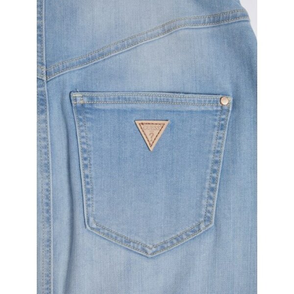 Φόρεμα Τζιν με Κουμπιά Guess W2GK32D4K94-PLLG - Image 5