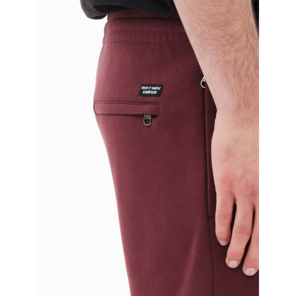 Ανδρική Βερμούδα Φούτερ EMERSON 221.EM26.33 Μπορντώ - Image 7