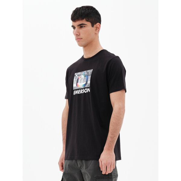 Ανδρική Μπλούζα EMERSON 221.EM33.55 Μαύρο - Image 2