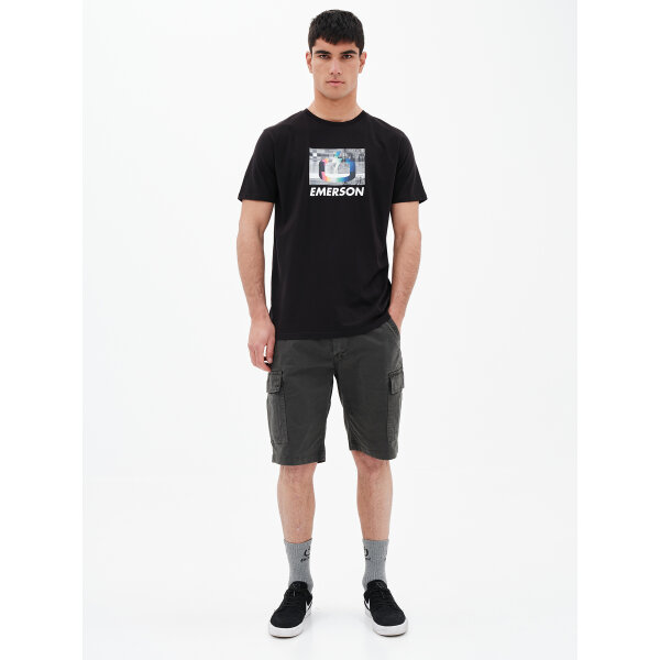 Ανδρική Μπλούζα EMERSON 221.EM33.55 Μαύρο - Image 4
