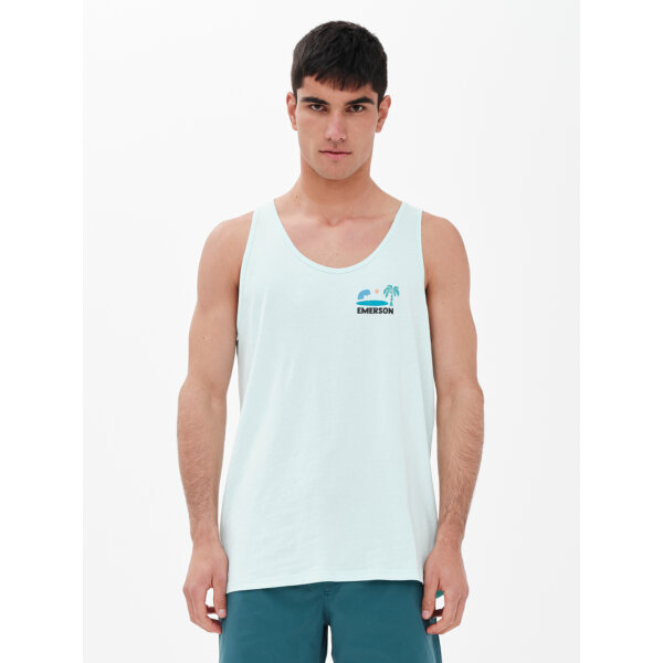 Ανδρική Μπλούζα Αμάνικη  EMERSON 221.EM37.41 Πράσινο Ανοιχτο - Image 1