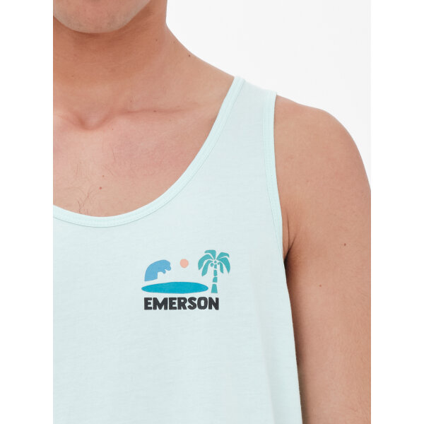 Ανδρική Μπλούζα Αμάνικη  EMERSON 221.EM37.41 Πράσινο Ανοιχτο - Image 5