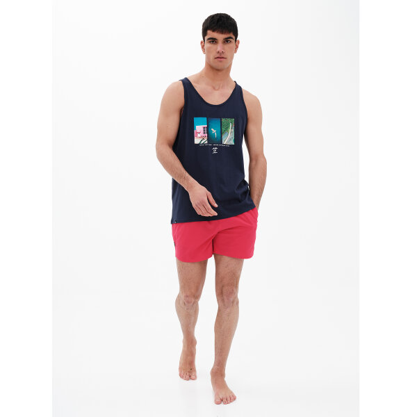 Ανδρική Μπλούζα Αμάνικη  EMERSON 221.EM37.63 Μπλέ - Image 4