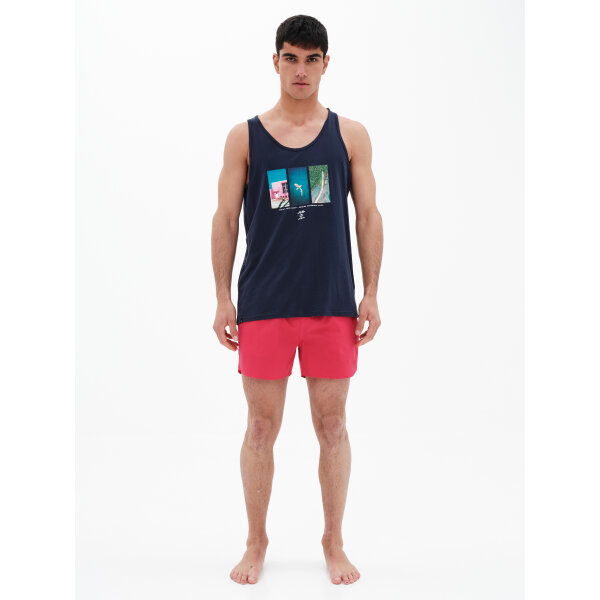 Ανδρική Μπλούζα Αμάνικη  EMERSON 221.EM37.63 Μπλέ - Image 9