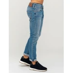 Ανδρικό Παντελόνι STAFF Τζιν 5-829.585.B3.NOS SIMON Μπλέ Ξεβαμμένο - Image 4