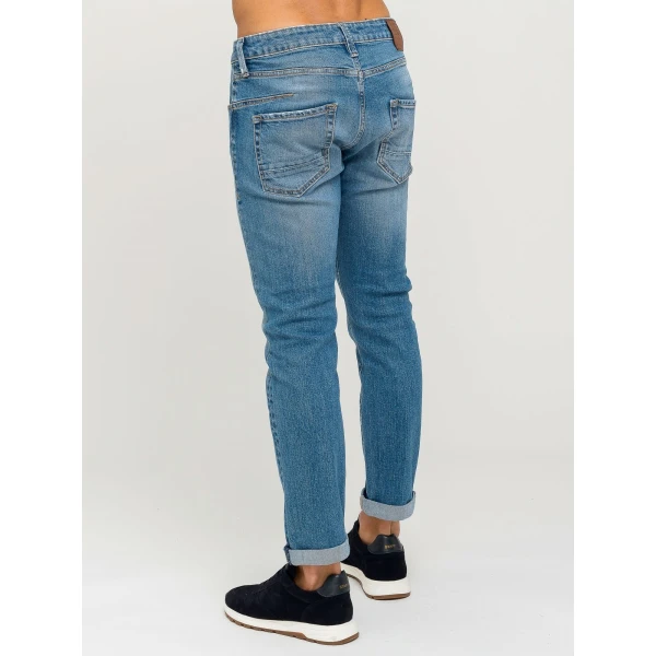 5-829.585.B3.NOS-6-900x1200 Ανδρικό Παντελόνι STAFF Τζιν 5-829.585.B3.NOS SIMON Μπλέ Ξεβαμμένο - Image 6