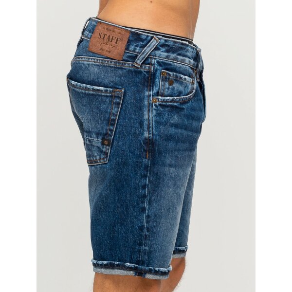 Ανδρική Βερμούδα STAFF Τζιν 5-890.782.B2.047 PAOLO Μπλέ - Image 4