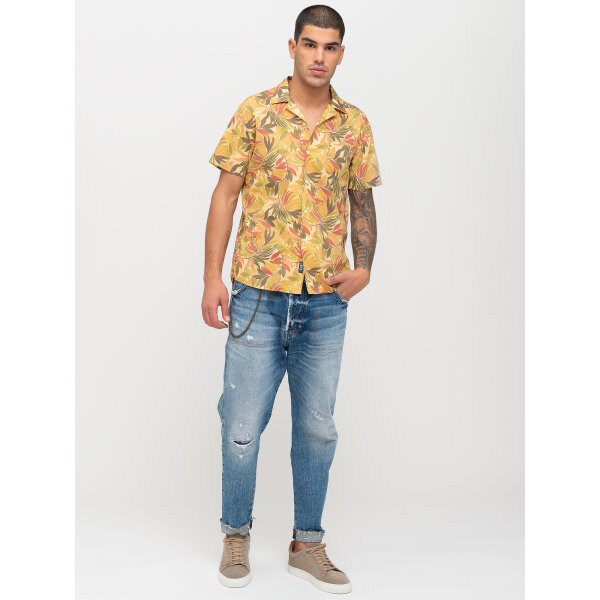 Ανδρικό Πουκάμισο STAFF 61-030.047 CARBON Μπέζ - Image 2