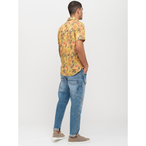 Ανδρικό Πουκάμισο STAFF 61-030.047 CARBON Μπέζ - Image 4