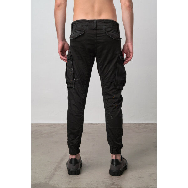 BONNI BLACK BACK Ανδρικό Παντελόνι Cargo Cosi 59 BONNI Μαύρο - Image 2