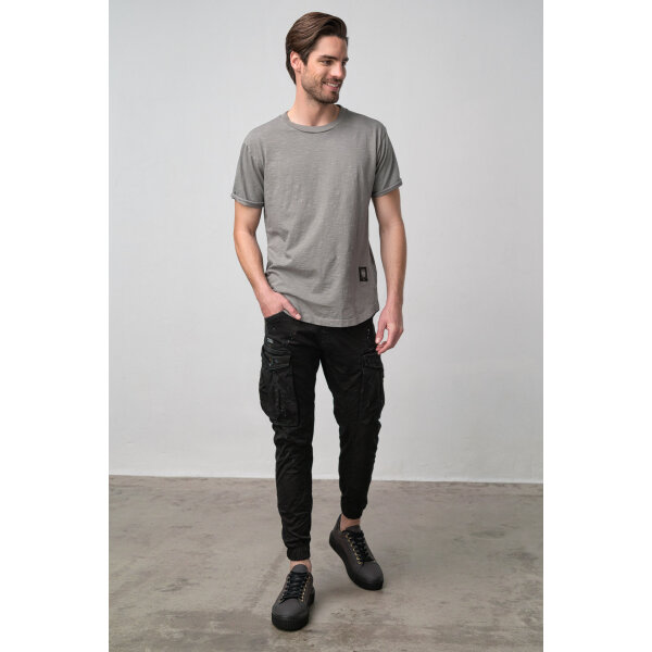 BONNI BLACK & S22-33 GREY Ανδρικό Παντελόνι Cargo Cosi 59 BONNI Μαύρο - Image 1