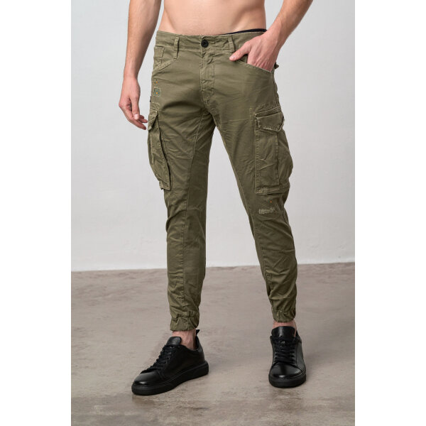 Ανδρικό Παντελόνι Cargo Cosi 59 BONNI Χακί - Image 4