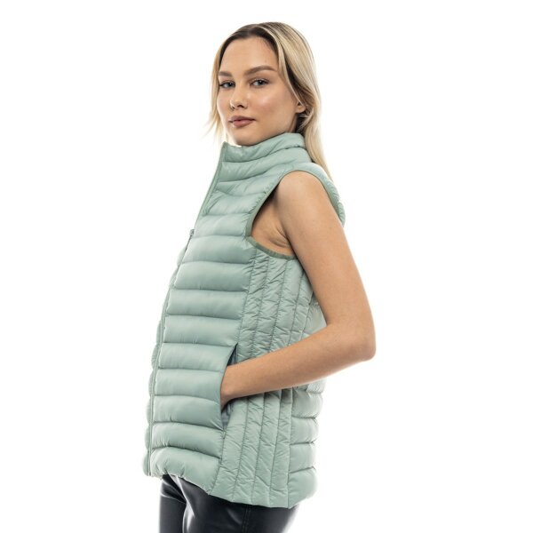 Biston fashion γυναικείο ultra light γιλέκο Μέντα 47-102-002 - Image 3