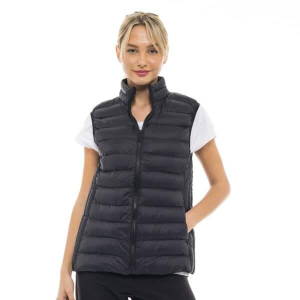 Biston-fashion-gynaikeio-ultra-light-gileko Biston fashion γυναικείο ultra light γιλέκο Μαύρο 47-102-002 - Image 1