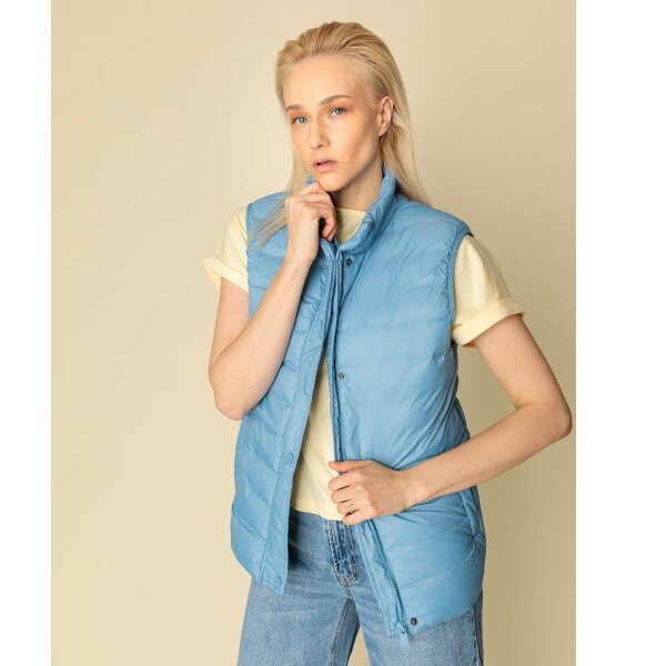 Biston fashion γυναικείο ultra light γιλέκο Γαλάζιο 47-102-004 - Image 2