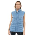 Biston fashion γυναικείο ultra light γιλέκο Γαλάζιο 47-102-004