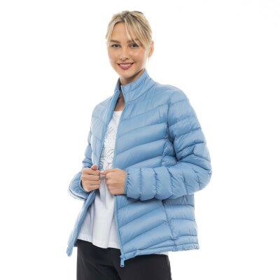 Biston fashion γυναικείο ultra light πανωφόρι Γαλάζιο 47-101-009