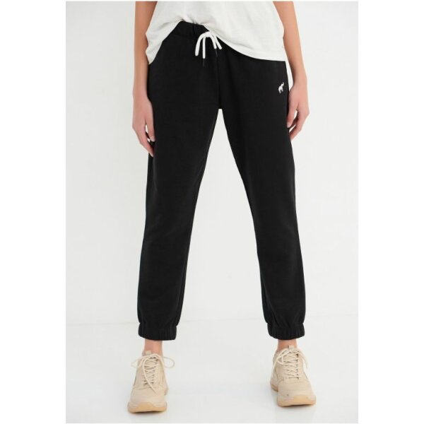 Παντελόνι φόρμας με κεντητό logo Μαύρο FBL005-100-02 - Image 2