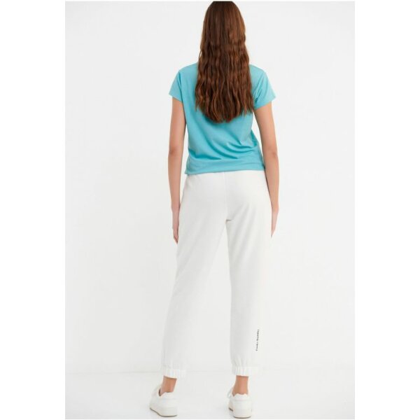 Παντελόνι φόρμας με κεντητό logo ΛΕΥΚΟ FBL005-100-02 - Image 4