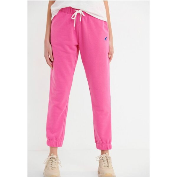 Παντελόνι φόρμας με κεντητό logo Ροζ FBL005-100-02 - Image 4