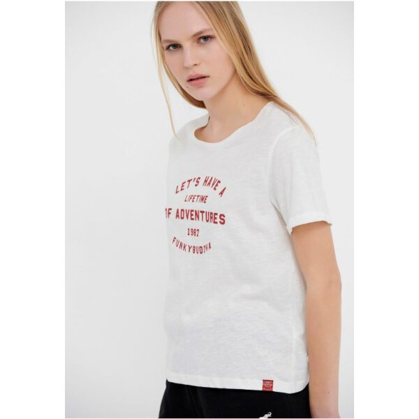 T-shirt με τύπωμα Λευκό FBL005-128-04 - Image 3