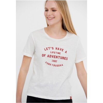 T-shirt με τύπωμα Λευκό FBL005-128-04