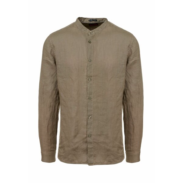 Ανδρικό Πουκάμισο Lino MAO FUNKY BUDDHA FBM005-017-05 Χακί - Image 6