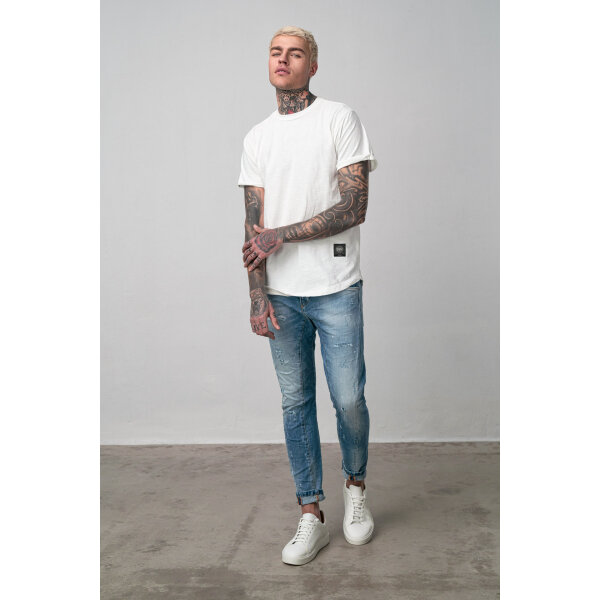 FIESOLLE 5 & S22-33 WHITE Ανδρικό Παντελόνι Τζιν COSI FIESOLE 5 Μπλέ Ξεβαμμενο - Image 2