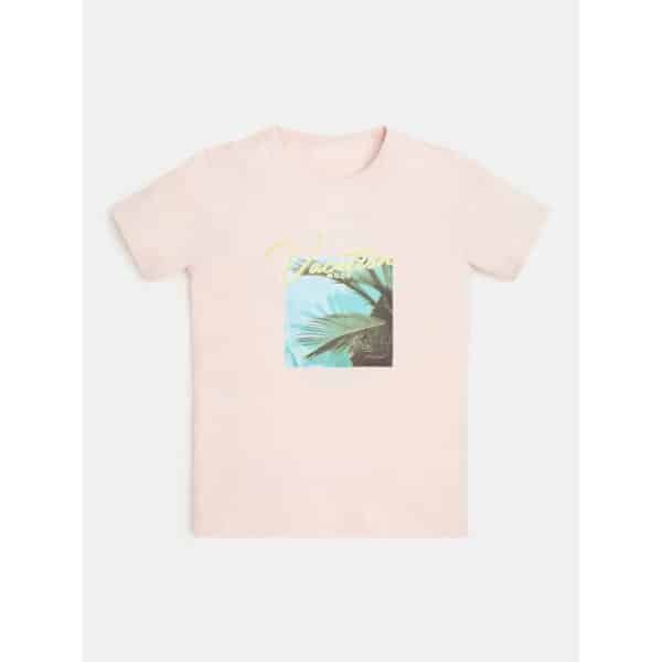 L2GI33K8HM0-G6R4 Μπλούζα για Αγόρι με Στάμπα Ρόζ GUESS L2GI33K8HM0-G6R4 - Image 1