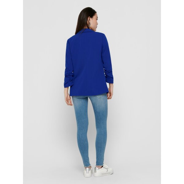 ONLY_SpringSummer2019_3299041_15166743 (3) Γυναικείο Μακρύ Σακάκι με σούρα Μπλέ ONLY 15166743 - Image 4
