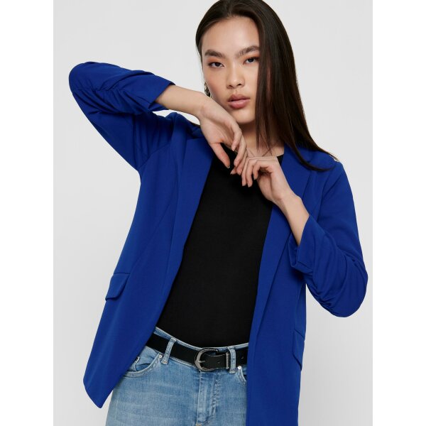 ONLY_SpringSummer2019_3299041_15166743 (5) Γυναικείο Μακρύ Σακάκι με σούρα Μπλέ ONLY 15166743 - Image 6