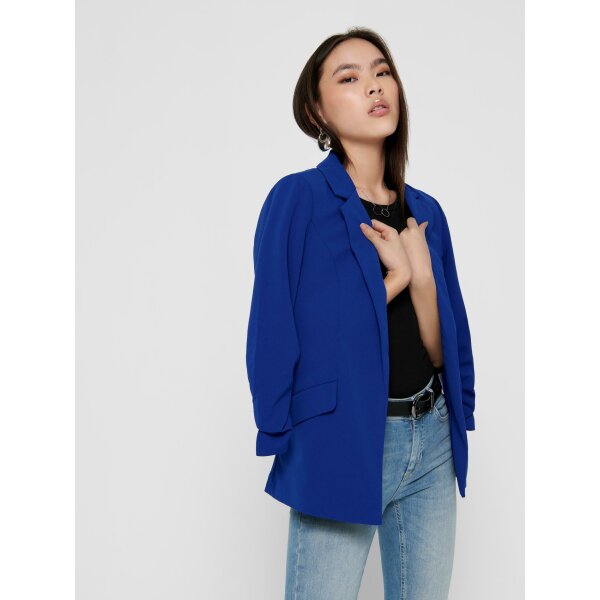 ONLY_SpringSummer2019_3299041_15166743 (6) Γυναικείο Μακρύ Σακάκι με σούρα Μπλέ ONLY 15166743 - Image 7