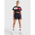 SHORTS TOMMY JEANS LOGO HIGH RISE ORGANIC COTTON UW0UW03468 - Image 2