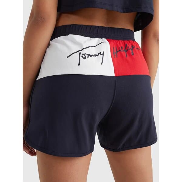 UW0UW03468_DW5_alternate2 SHORTS TOMMY JEANS LOGO HIGH RISE ORGANIC COTTON UW0UW03468 - Image 1