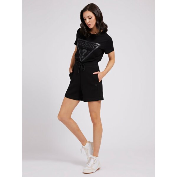Σορτς με Λογότυπο στο πλαϊ Guess Μαύρο V2GD17KAMN2 - Image 2